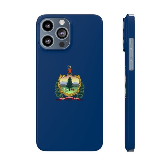 Vermont State Flag Phone Case - Picture 2 of 2